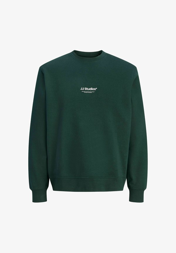 Jack & Jones JJESOHO SWEAT CREW NECK NOOS PLS - Sweatshirt - scarab