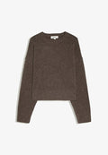 Bershka CREW NECK-JUMPER - Jumper - dark brown