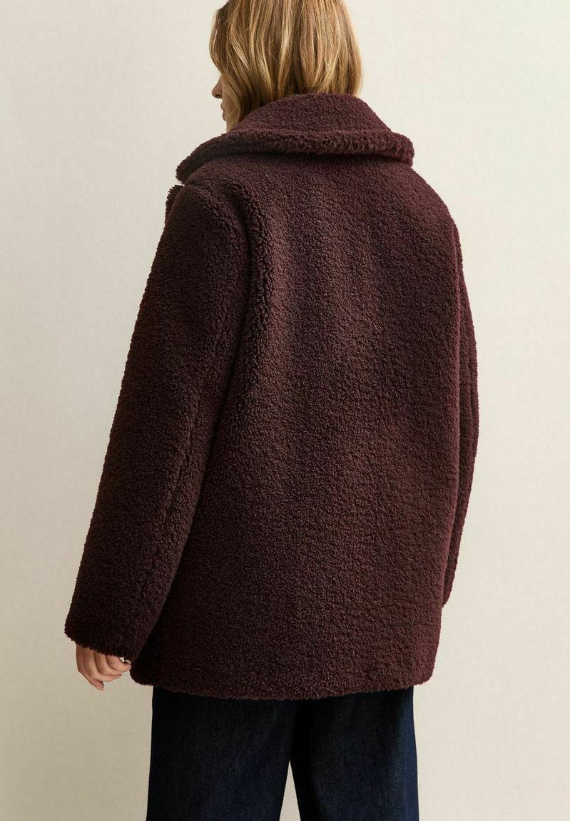 New Look COLLARED LONG SLEEVE BORG