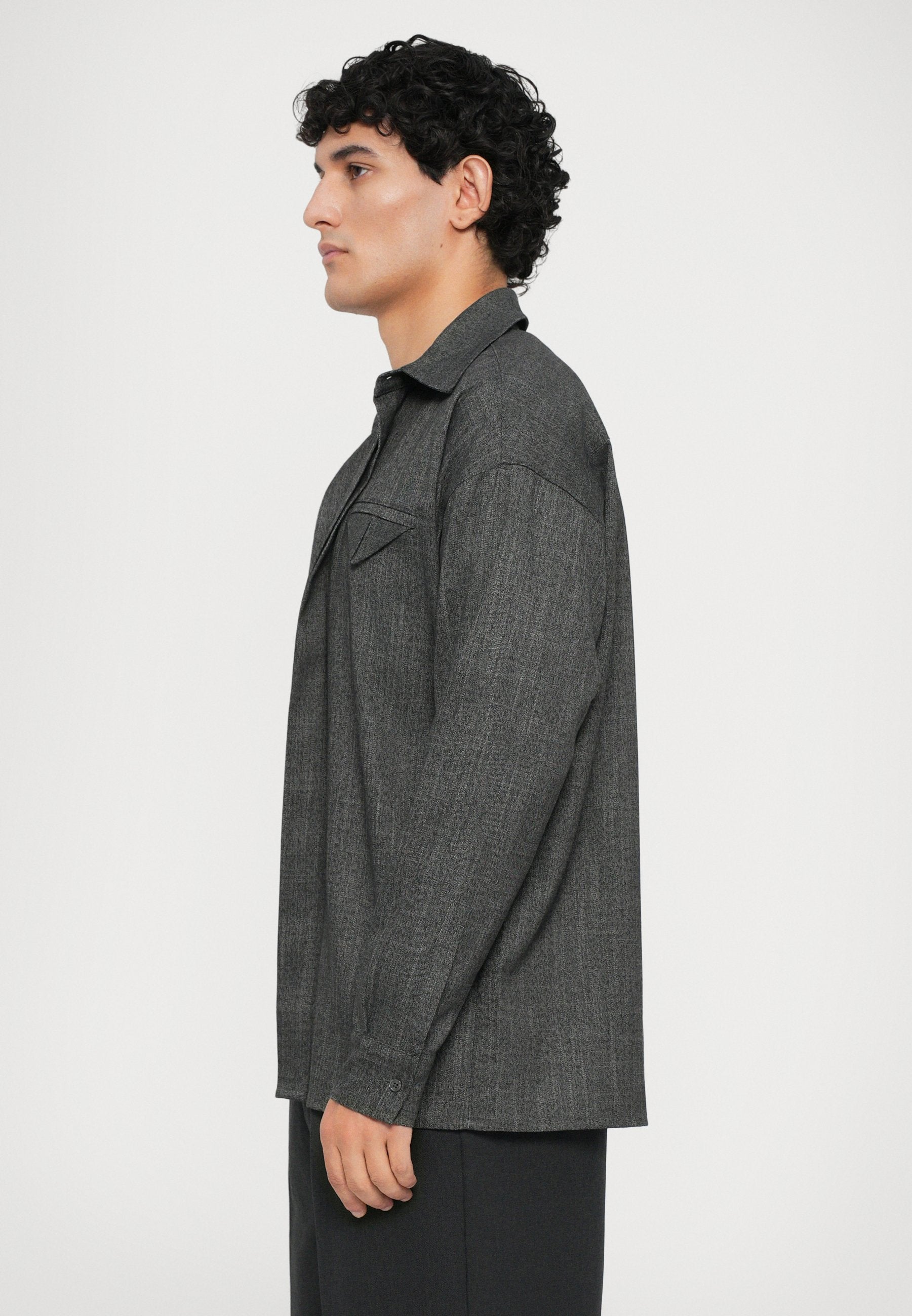Essential Collective HIDDEN BUTTON SHIRT