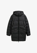 TOM TAILOR PUFFER MIT KAPUZE - Winter coat - black