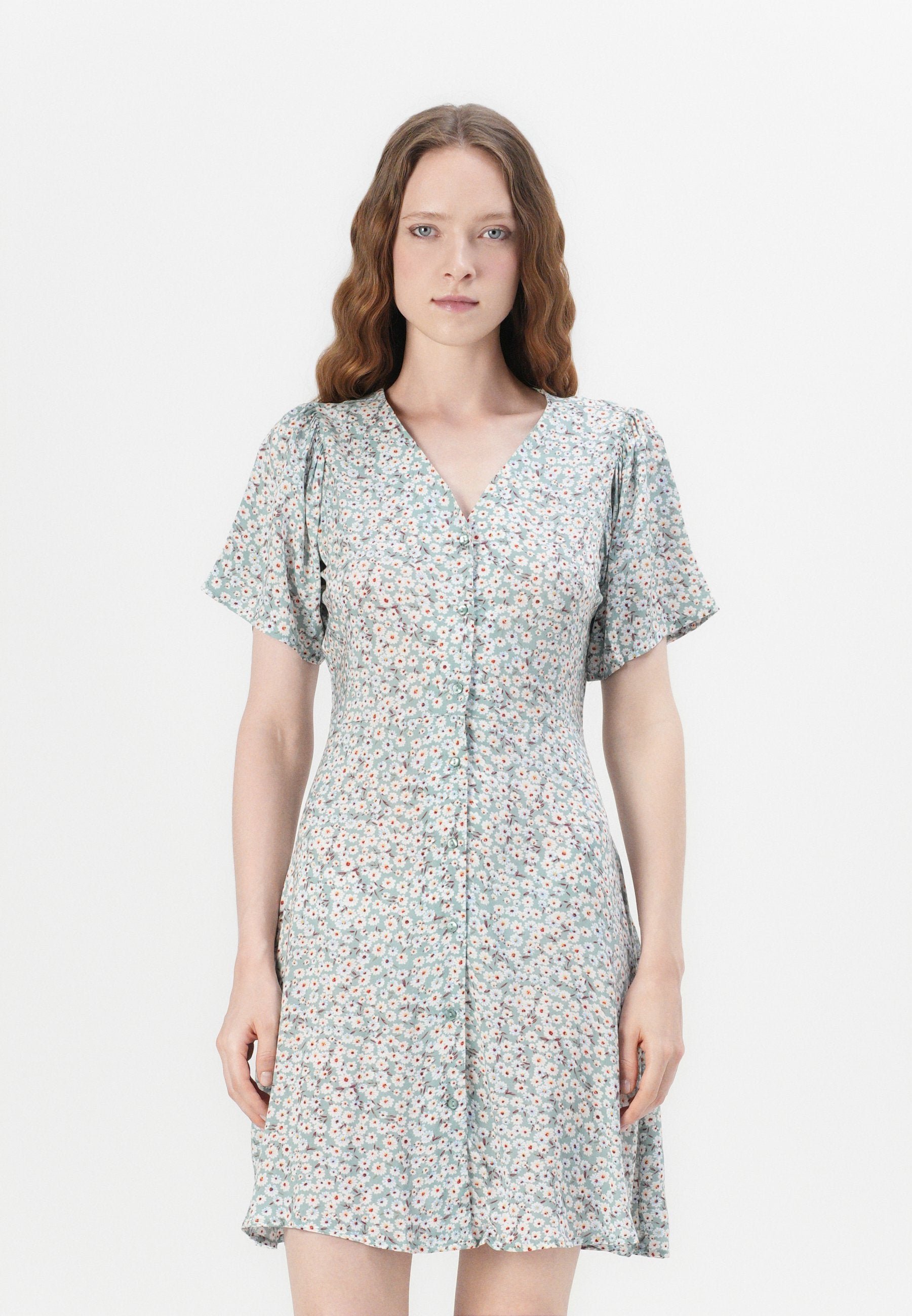 ONLY ONLEVIDA S/S SHORT DRESS WVN NOOS