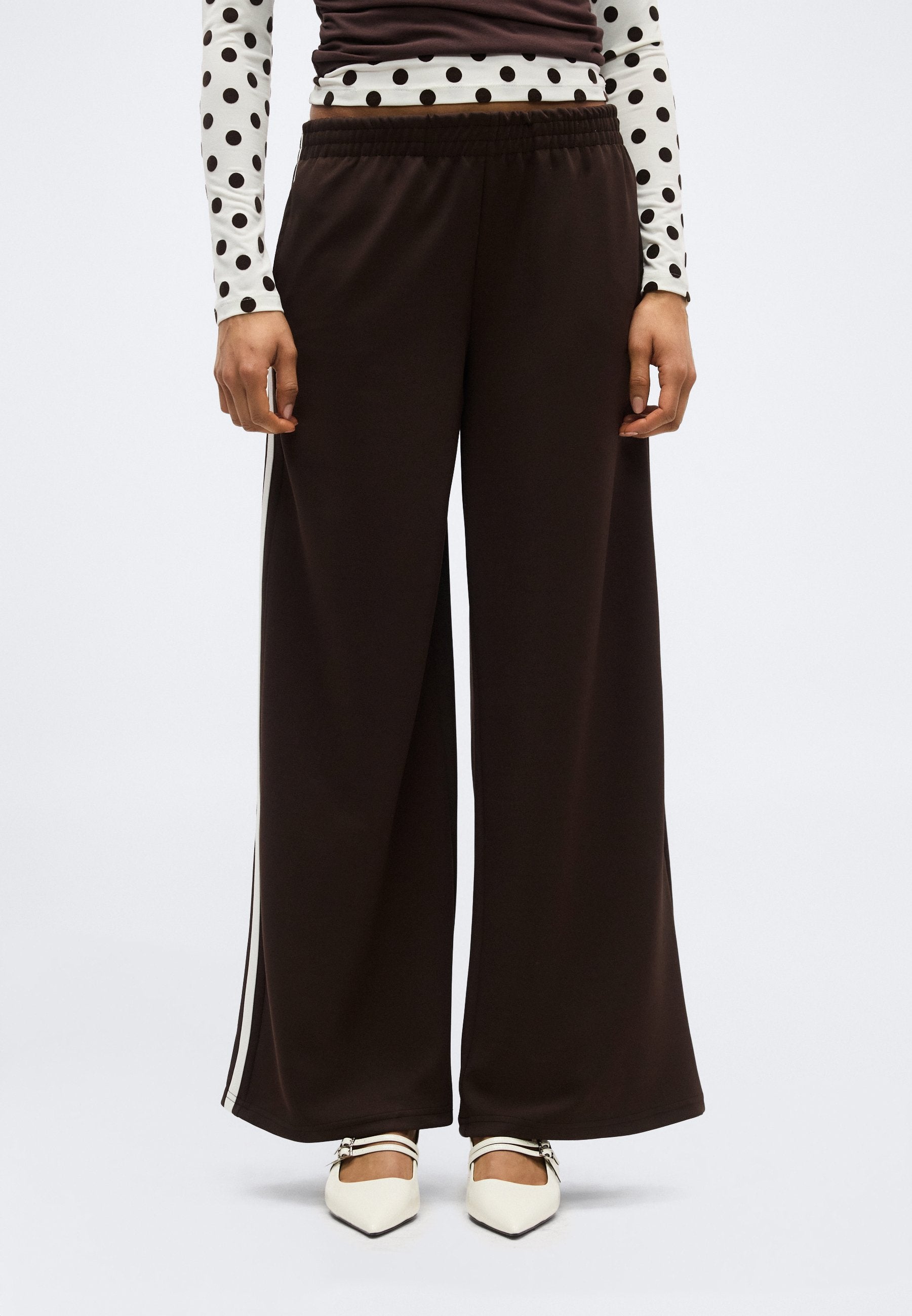 Gina Tricot SPORTY WIDE TROUSERS