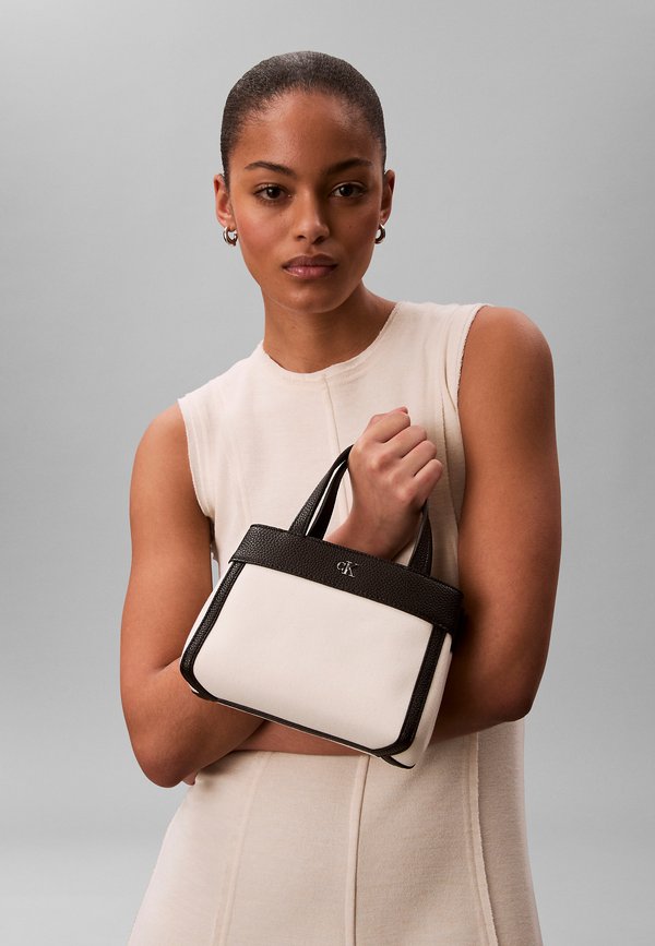 Calvin Klein Handbag - white canvas