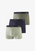 s.Oliver S.OLIVER BOXER 3 PACK - Trunks - khaki navy salbei