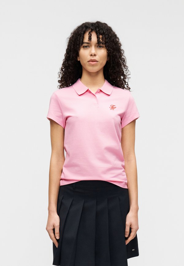 Tommy Hilfiger 1985 SLIM FIT LOGO EMBROIDERY POLO SHIRT - Polo shirt - classic pink