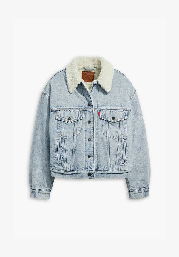 Levi's® 90'S SHERPA TRUCKER JACKET - Denim jacket - morning sunlight