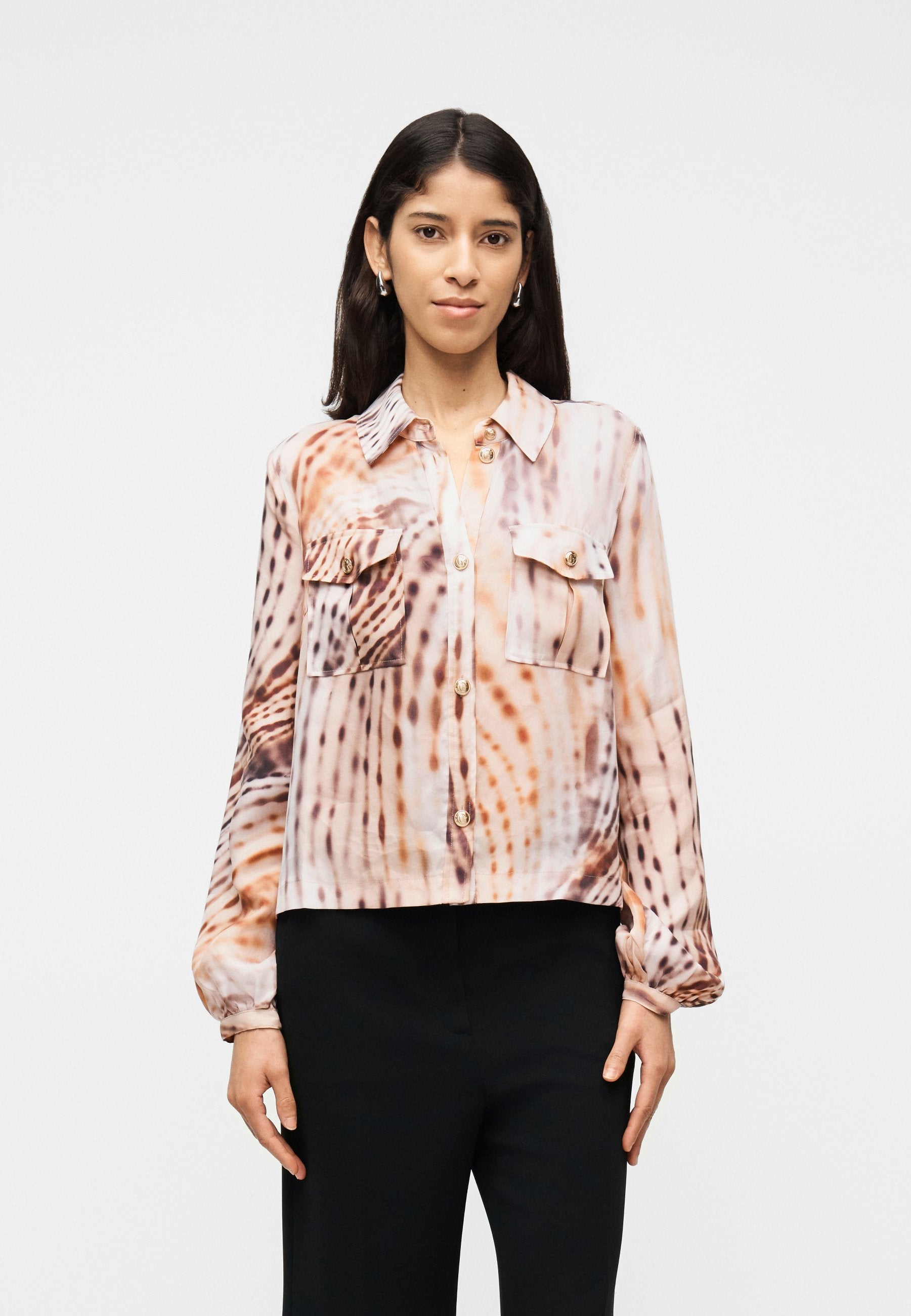 Guess DALIA FLUID CROP SHIRT
