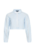 Koi Footwear HONEYDROP STRIPED CROP SHIRT
