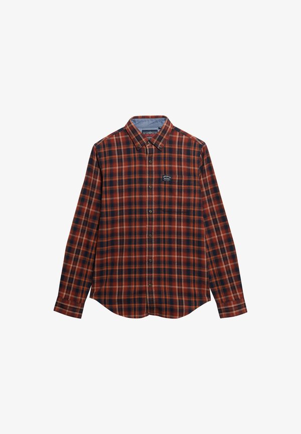 Superdry & Co Shirt - logger check orange