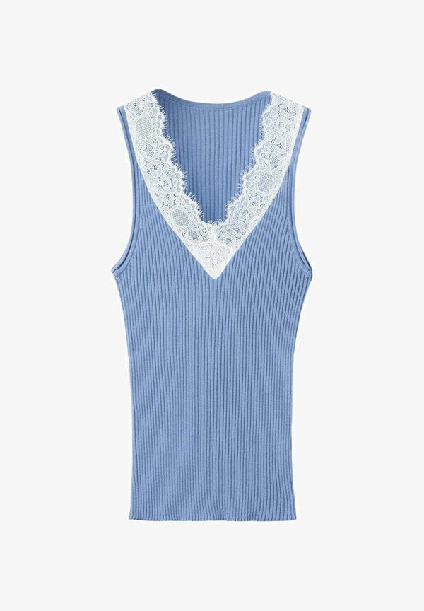 Mango ADULT - Top -  light blue