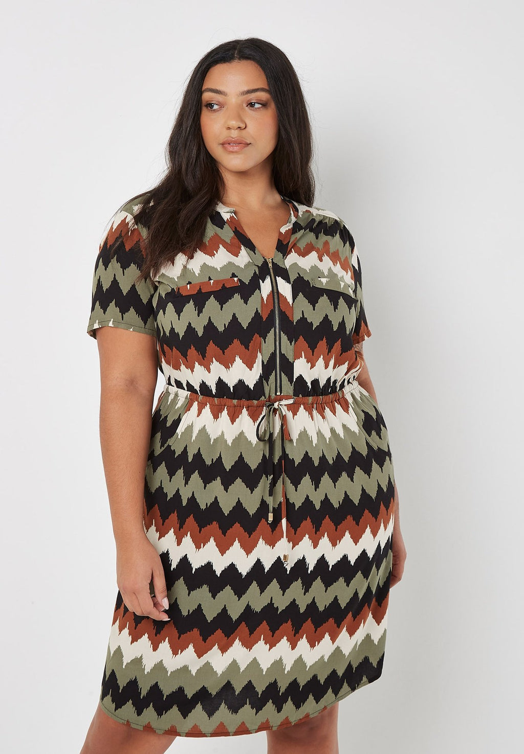 Apricot DRAWSTRING WAIST