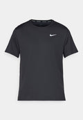 Nike Performance MILER - Sports T-shirt - black/reflective silver