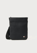 Tommy Hilfiger HILFIGER FLAG RIBBED CROSSBODY BAG - Cross body bag - black