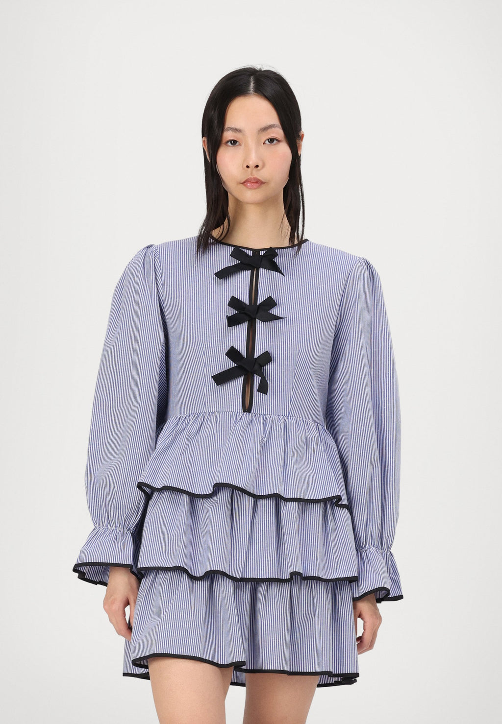 Sister Jane STORK STRIPE MINI DRESS