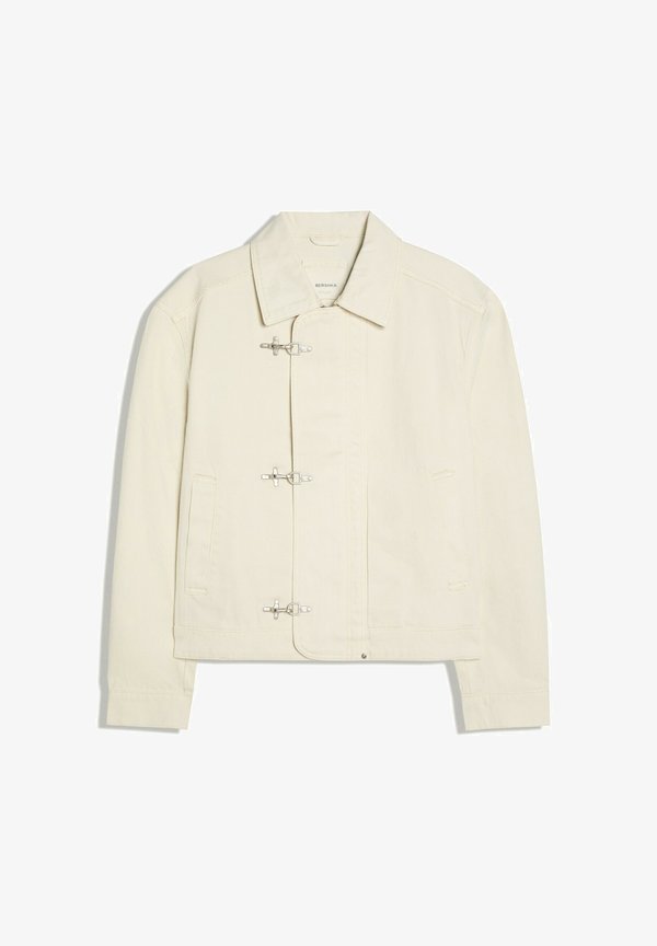 Bershka COTTON - Summer jacket - beige