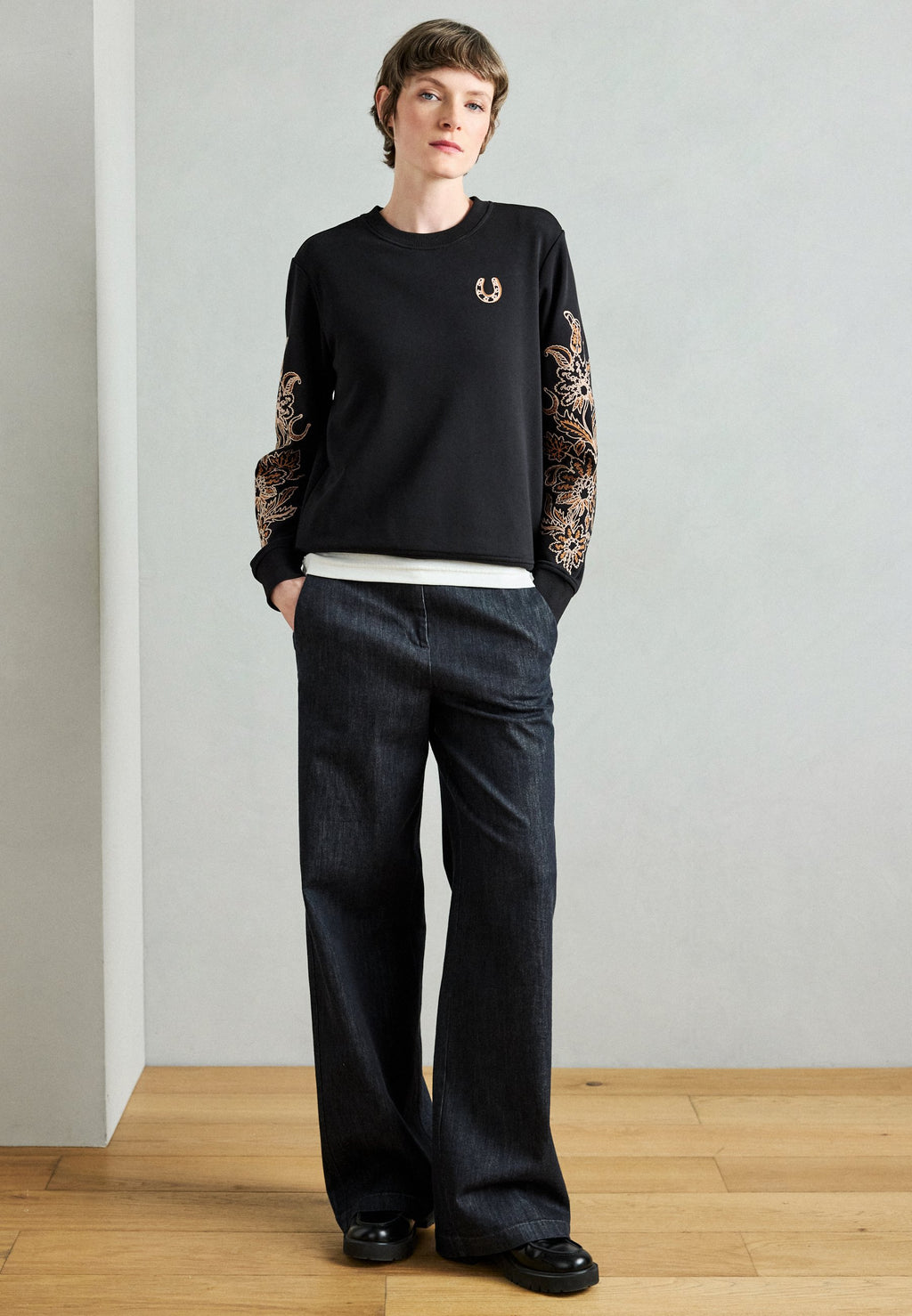 Scotch & Soda EMBROIDERED REGULAR FIT