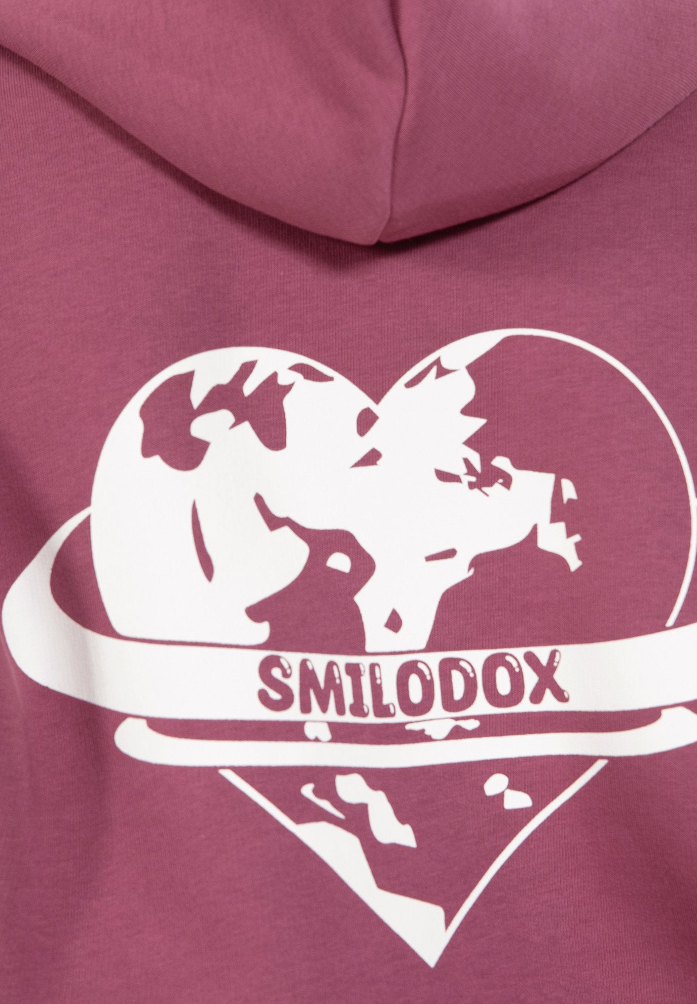 Smilodox AMORA FULL ZIP HOODIE BACK PRINT