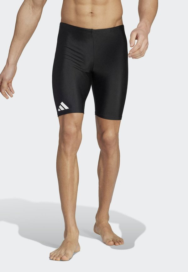 adidas Performance SOLID - Swimming shorts - black white