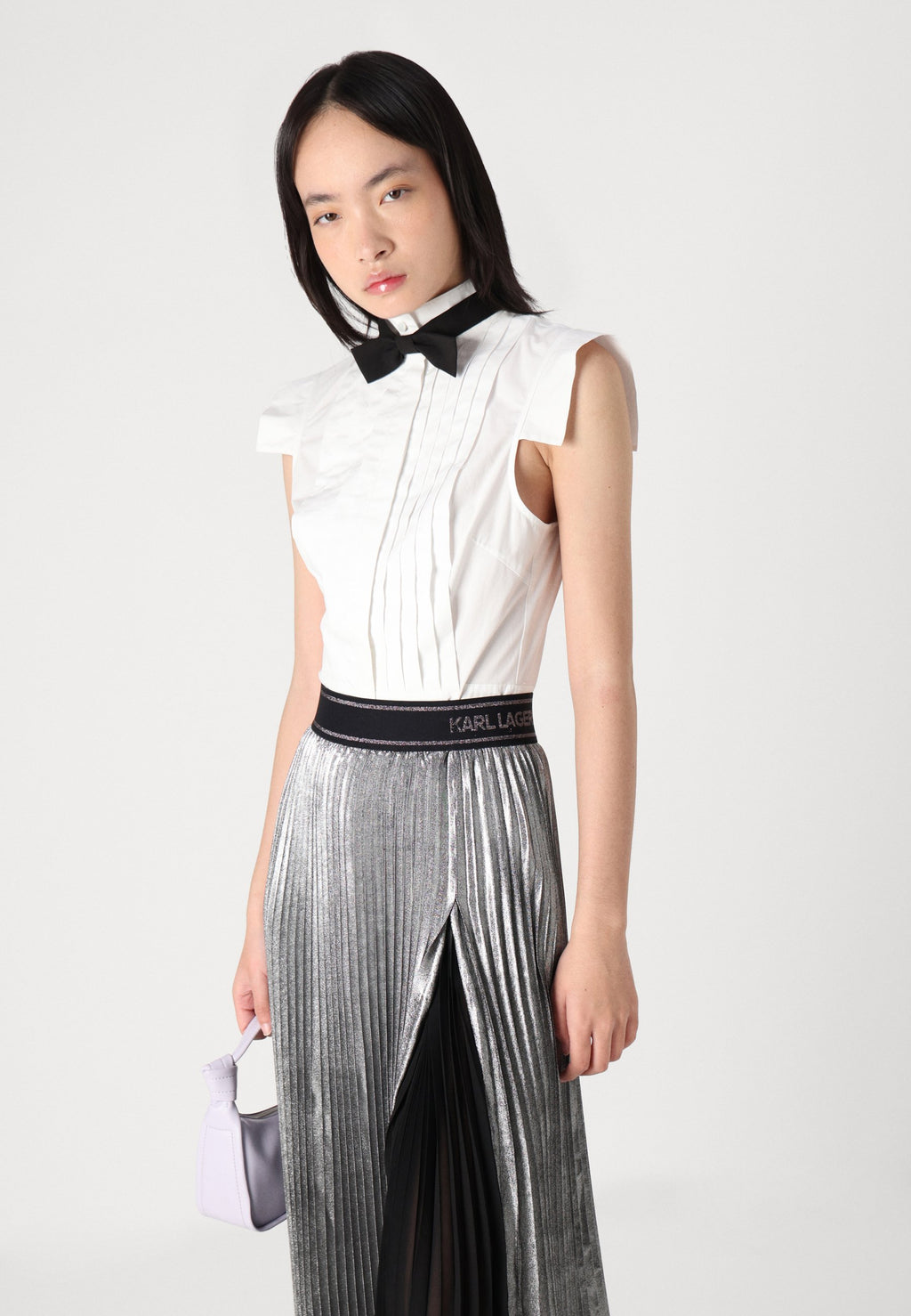 FOIL PLEATED SKIRT Media 5