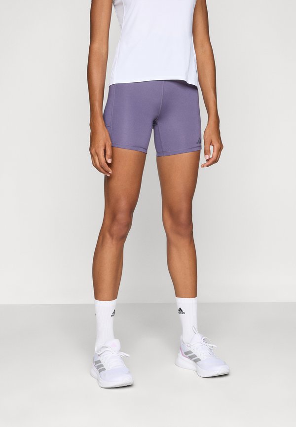 adidas Performance Short running tights - preloved violet