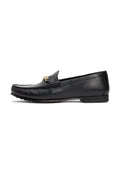 CHAIN HORSEBIT LEATHER LOAFERS Media 1