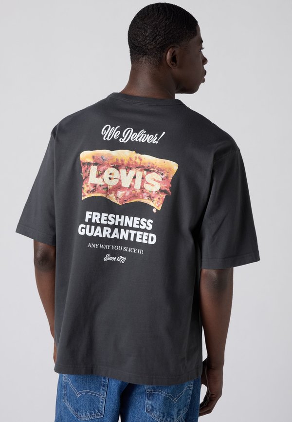Levi's® LOOSE TEE - Print T-shirt - dark phantom/white