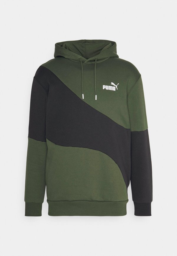 Puma POWER CAT HOODIE - Hoodie - myrtle