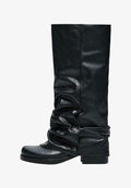 Bershka WITH BUCKLE - Boots - black