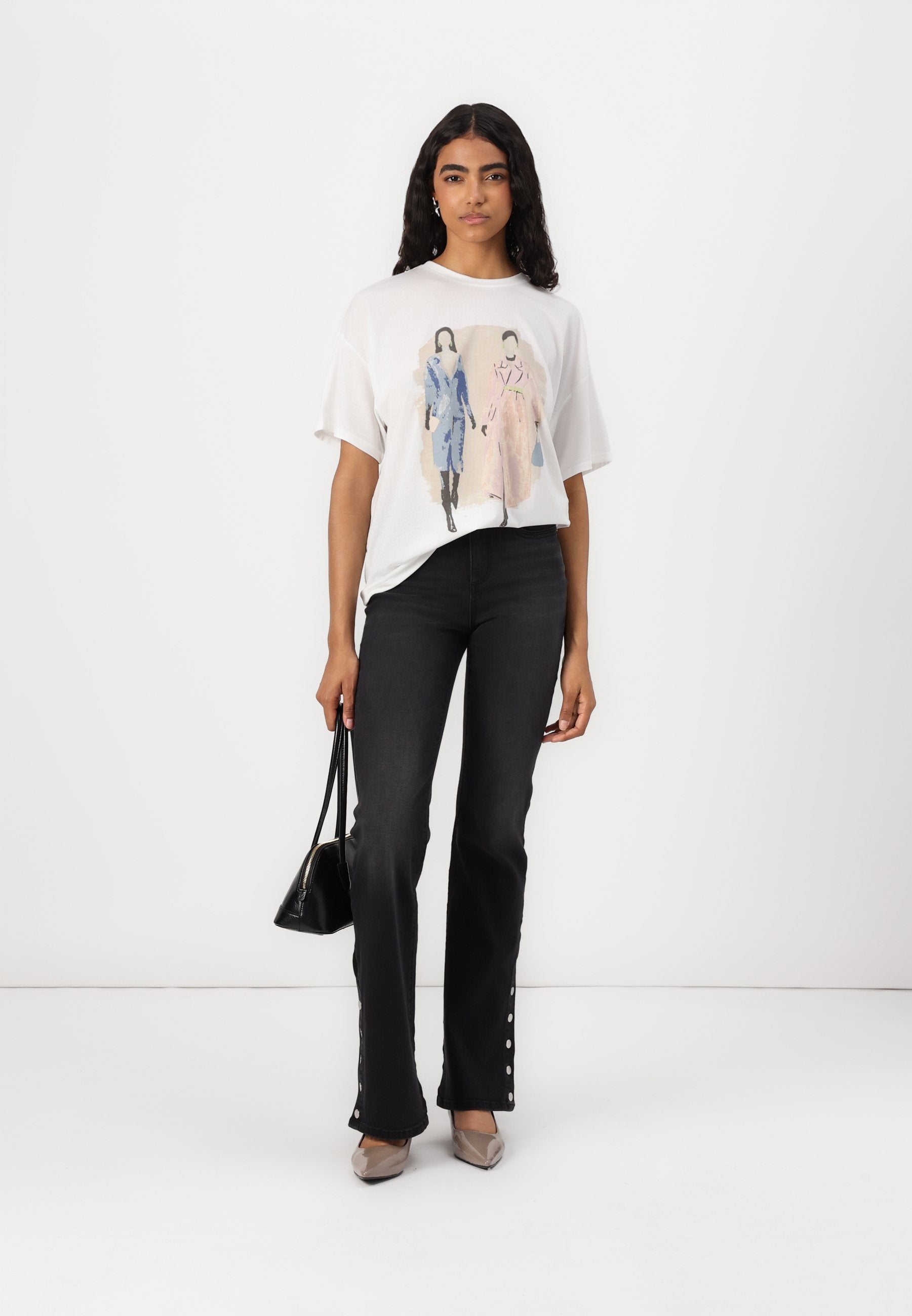 ONLWAUW MID WAIST FLARED Media 2