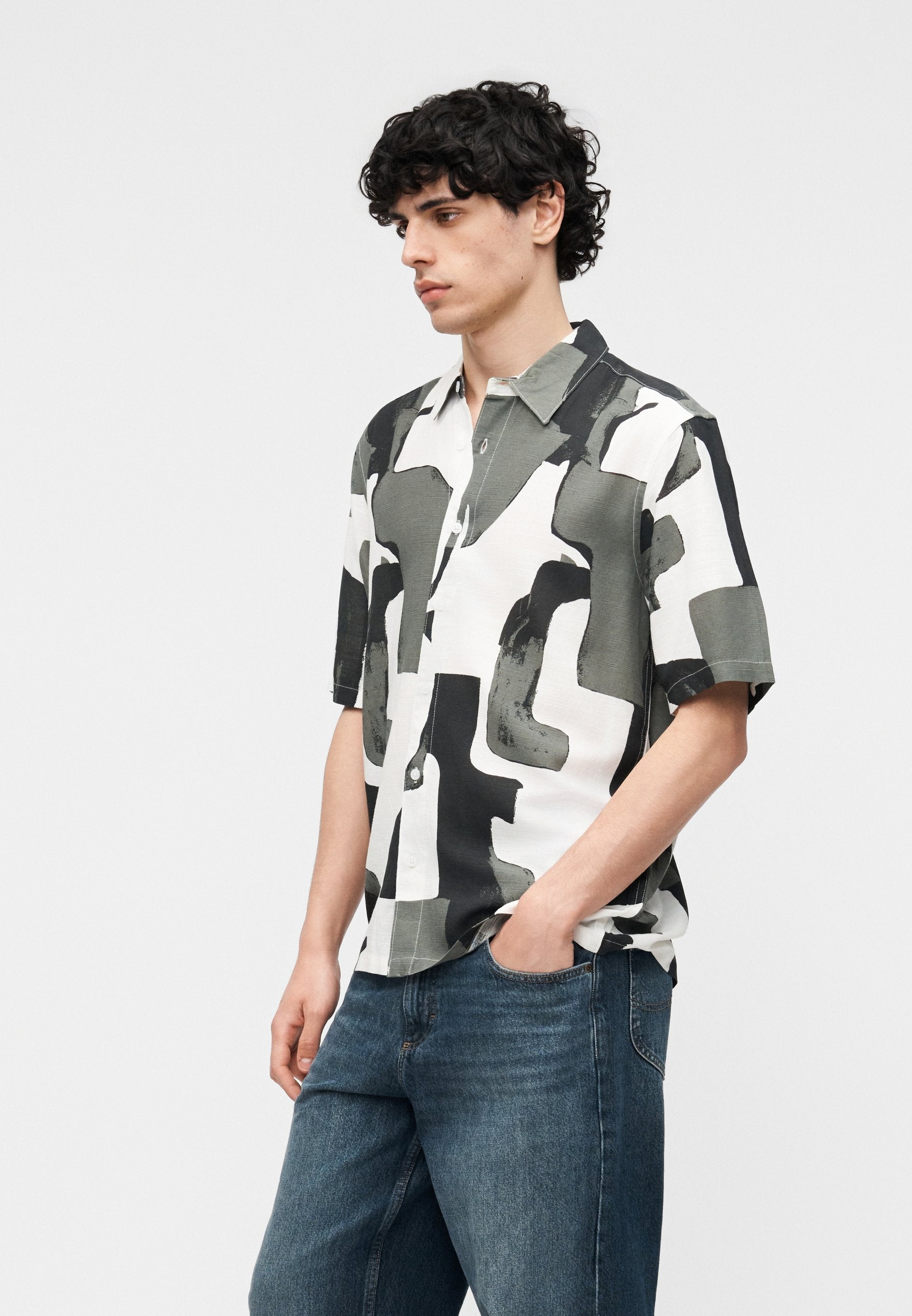 Only & Sons ONSHARVI LIFE SS AOP SHIRT NOOS