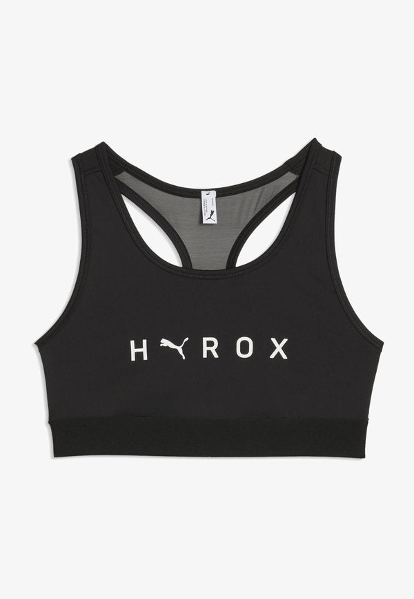 Puma PUMA X HYROX MID BRA - Medium support sports bra - puma black
