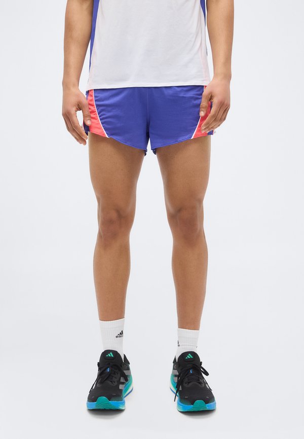 adidas Performance ADIZERO - Sports shorts - dual indigo/semi lucid red/white