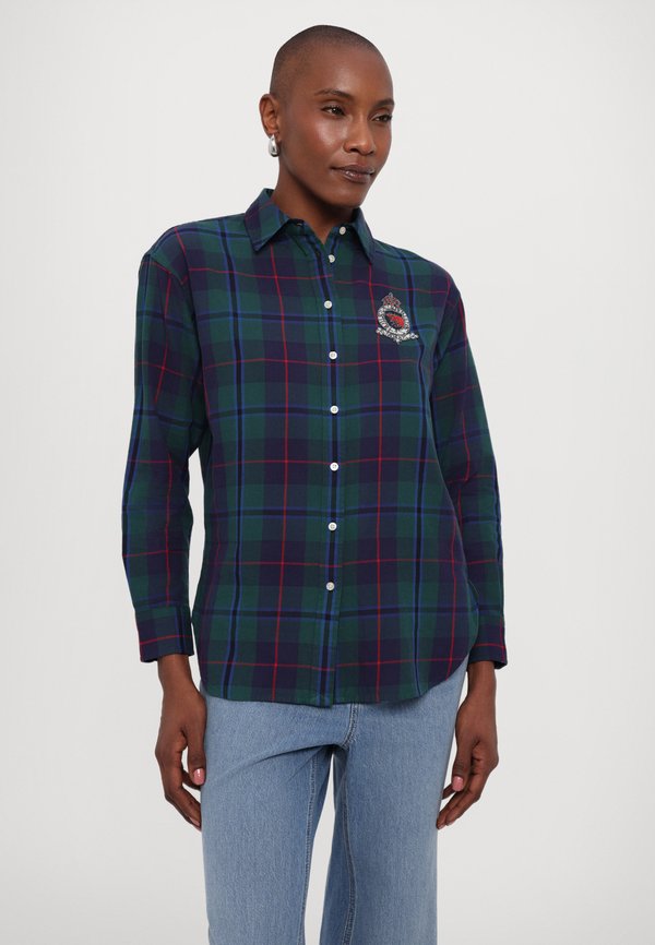 Lauren Ralph Lauren KOTTA LONG SLEEVE BUTTON FRONT SHIRT