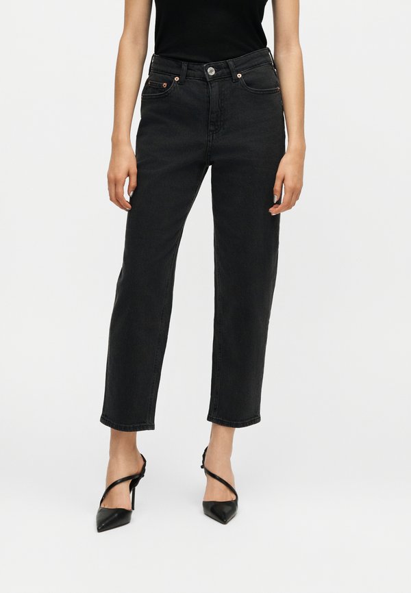 Vero Moda Petite VMTESSA  - Mom Jeans - dark grey