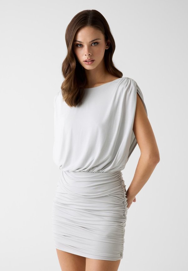 Guess BODYCON MINI DRESS - Jersey dress - hellgrau