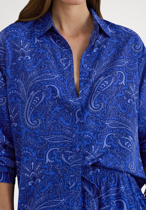 Lauren Ralph Lauren RELAXED FIT PAISLEY CREPE SHIRT