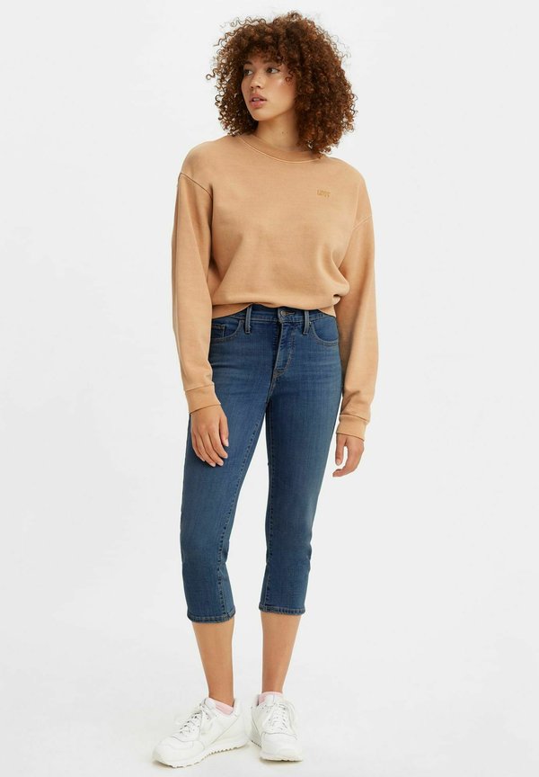 Levi's® 311® SHAPING SKINNY CAPRI - Denim shorts - lapis level