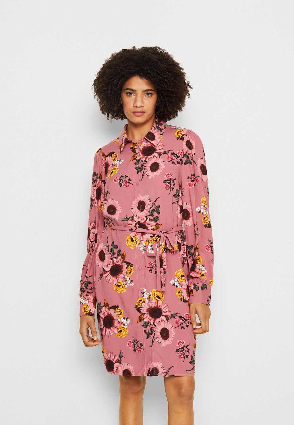 VILA VIMARIA BUTTON SHIRT DRESS