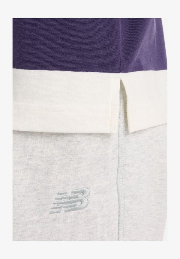 New Balance RUGBY LONG SLEEVE - Polo shirt - boysenberry boy