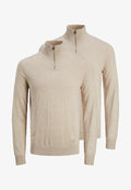 Jack & Jones JACK & JONES 2 PACK - Jumper - oatmeal melange