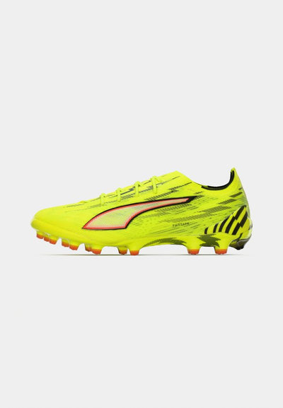 Puma ULTRA 6 ULTIMATE AG - Football boots artificial grass - yellow alert/black/silver-coloured/glowing red
