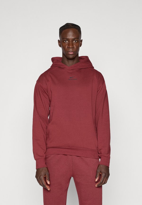 Nike Performance M NP DF NPT MIDLAYER  - Hoodie - dark team red/black