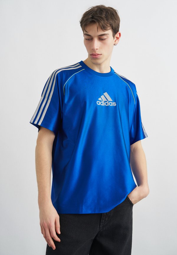 adidas Originals BOS TEE - Print T-shirt - collegiate royal/lucid lemon