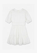 Vero Moda DRESS VMMINE SHORT DRESS - Day dress - bright white