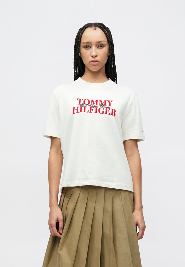 Tommy Hilfiger CLASSIC FLOCK LOGO RELAXED T-SHIRT