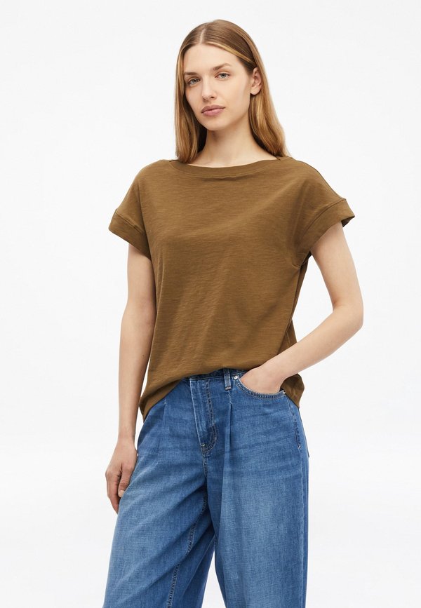 s.Oliver T-SHIRT - Basic T-shirt - dunkelbraun