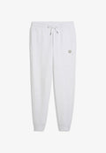 Puma ESSENTIALS ELEVATED JOGGINGHOSE - Tracksuit bottoms - white glow heather