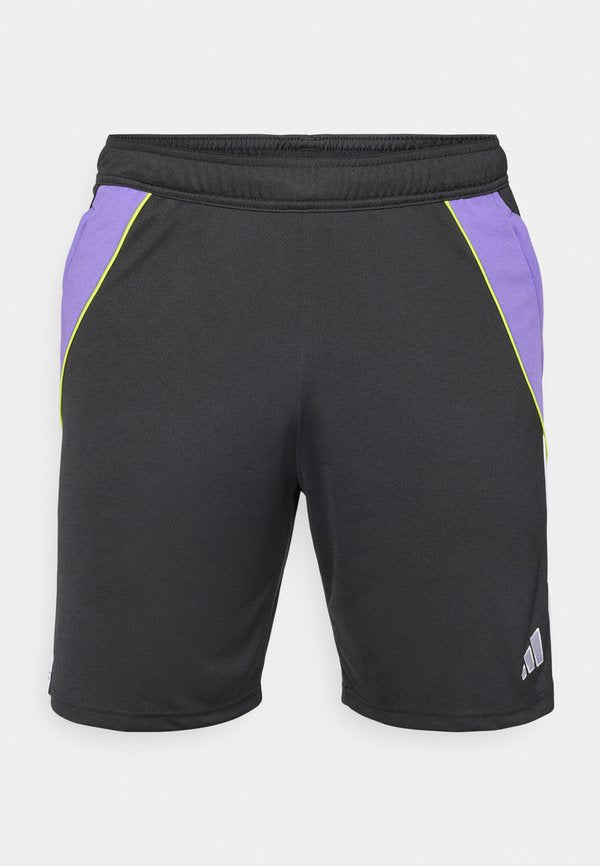 adidas Performance TIRO24 TRAINING SHORT - Sports shorts - black/purple rush