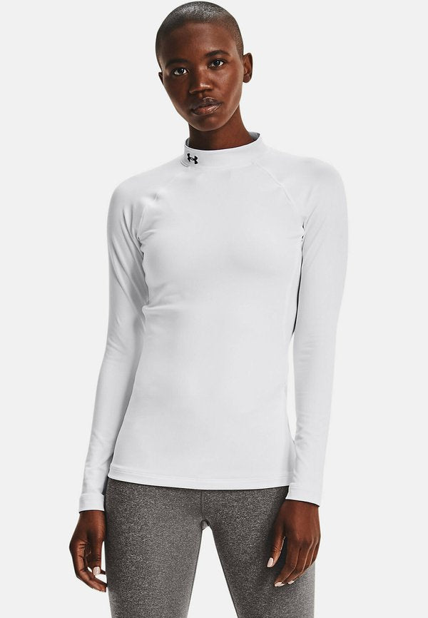 Under Armour COLDGEAR - Long sleeved top - white